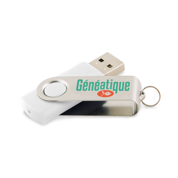 Clé USB 16 Go avec Généatique 2021 - Pour enregistrer votre généalogie