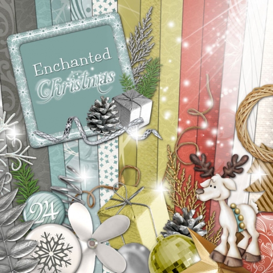 "Enchanted Christmas" digital kit - 00 - Presentation 