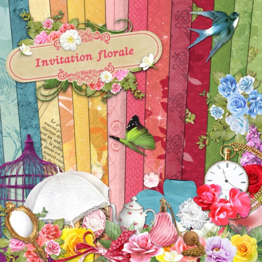 Kit « Invitation florale » - 00 - Présentation
