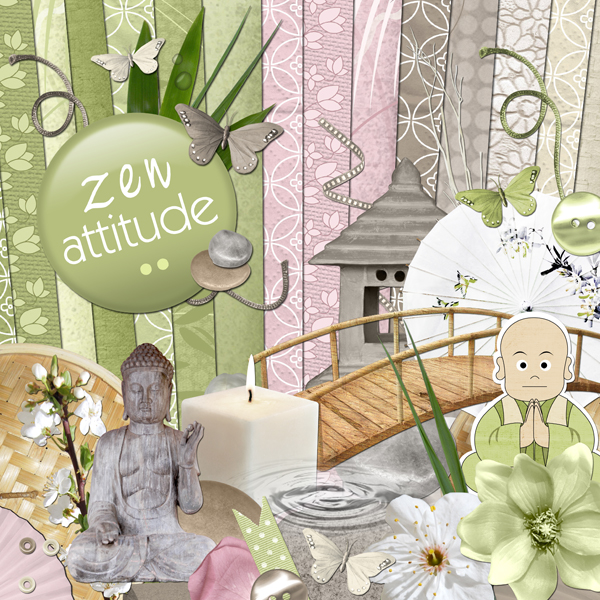 « Zen attitude » digital kit - 00 - Presentation