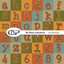 Kit « Doux souvenirs » - 07 - Les lettrines