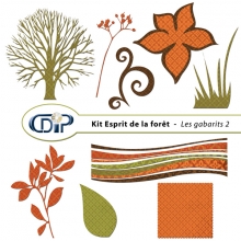 Kit « Esprit de la forêt » - 06 - Les gabarits 2 