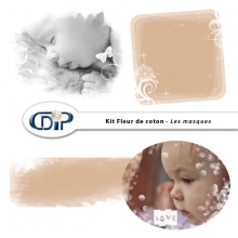 Kit « Fleur de coton » - 09 - Masques