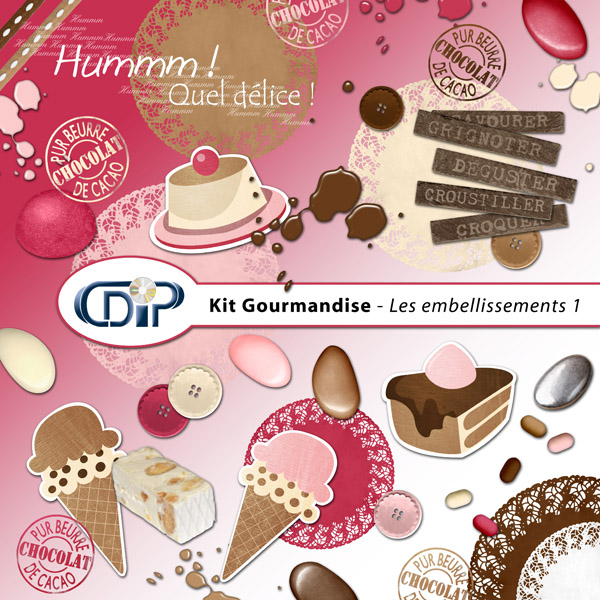 Kit « Gourmandise » - 02 - Les embellissements 1