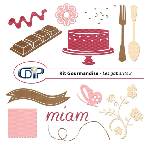 Kit « Gourmandise » - 06 - Les gabarits 2