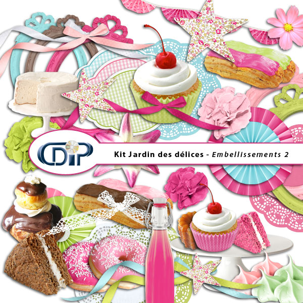 Kit « Jardin des delices » - 03 - Les embellissements 2
