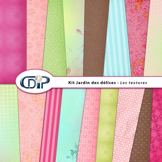 Kit « Jardin des delices » - 01 - Les textures