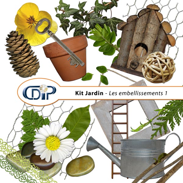 Kit « Jardin »   - 02 - Les embellissements 1 