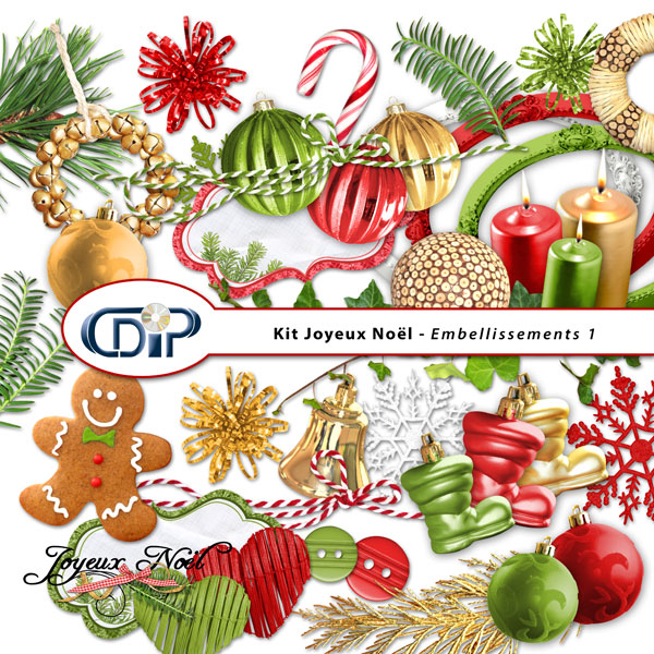 Kit « Joyeux Noël » en téléchargement | CDIP Boutique - Logiciel de
