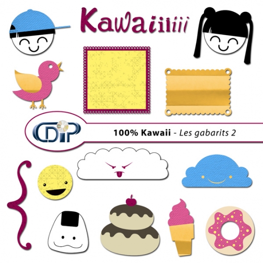Kit « Kawaii » - 06 - Les gabarits 2