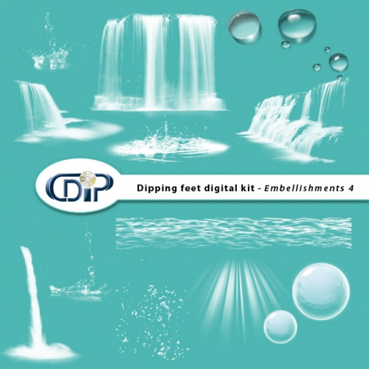 "Dipping Feet in Water" digital kit - 05 - Embellishments 4