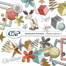 "Enchanted Christmas" digital kit - 02 - Embellishments 1 