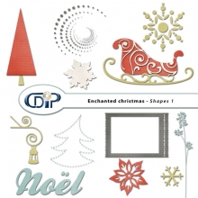 "Enchanted Christmas" digital kit - 05 - Shapes 1 