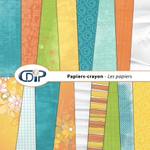 Kit « Papier crayon » - 01 - Les textures