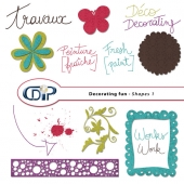"Decorating fun" digital kit - 05 - Shapes 1 