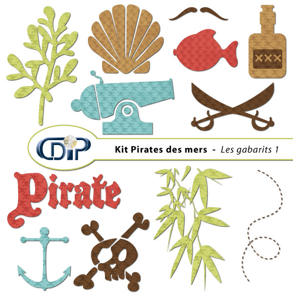 Kit « Pirates des mers » - 05 - Les gabarits 1