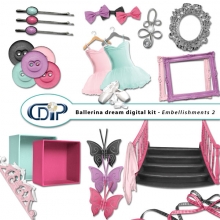 "Ballerina Dream" digital kit - 03 - Embellishments 2