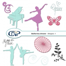 "Ballerina Dream" digital kit - 06 - Shapes 1