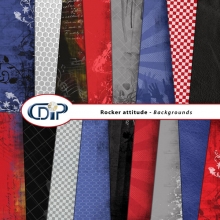 "Rocker attitude" digital kit - 01 - Backgrounds 