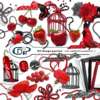 Kit « Rouge passion » - 02 - Les embellissements 1