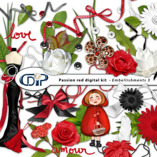 Kit « Rouge passion » - 42 - Les embellissements 3