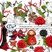 Kit « Rouge passion » - 04 - Les embellissements 3