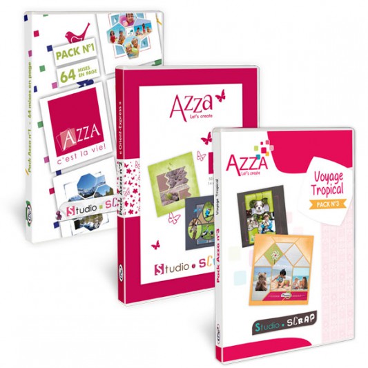 Lot de 3 Packs Azza en coffret 