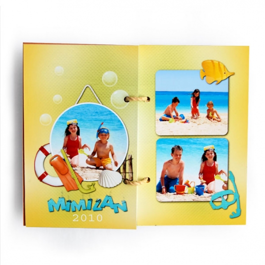 Mini-album « Vacances au bord de l eau » - 05 - Les pages 4