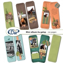 Mini-album « Au galop » - 01 - Les pages