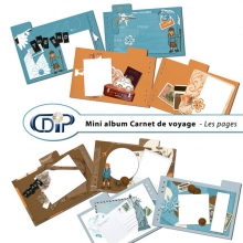 Mini-album « Carnet de voyage » - 01 - Les pages