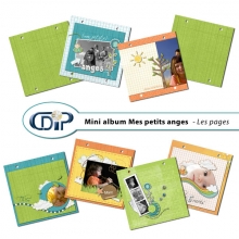 Mini-album « Mes petits anges » - 01 - Les pages