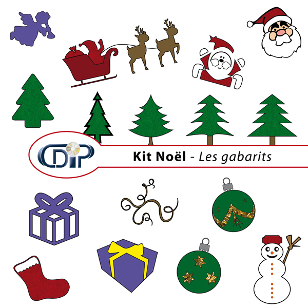 Kit « Noel » - 05 - Les gabarits 1