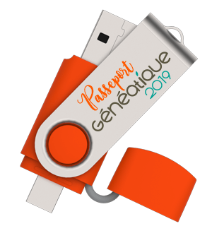 Passeport Généatique 2019 sur Clé USB
