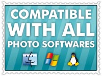Compatible with all photo softwares