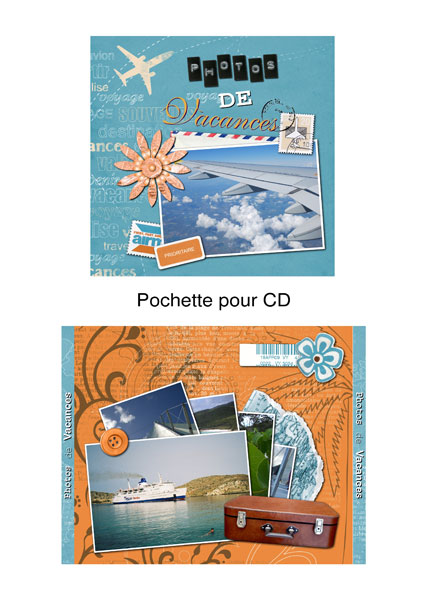 Kit carnet de voyage scrapbooking - La Poste